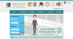 Desktop Screenshot of cartoriojaguarao.com.br